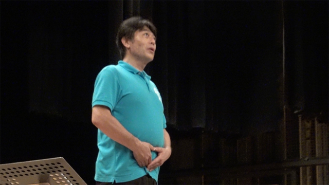 柳田先生の発声練習