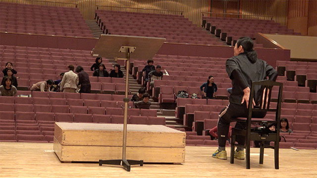 柳田さんの発声練習