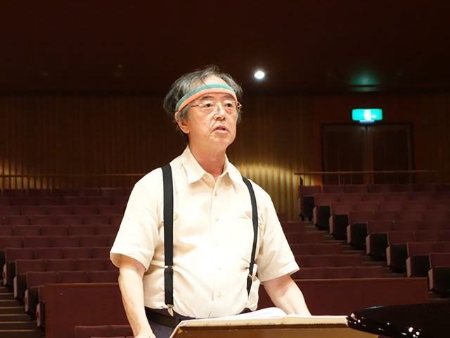 柳田先生の発声練習