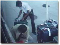 荷物の積み込み