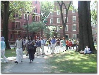 ハーバード大学校内