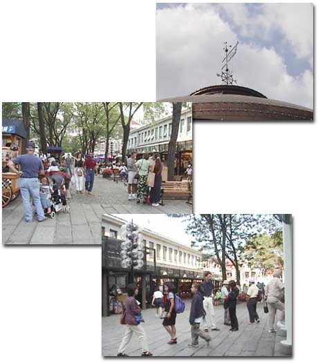 クインシーマーケット構内