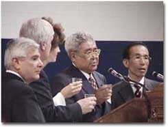 佐藤議長による乾杯