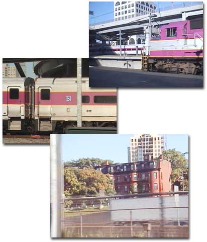 アムトラック車内から