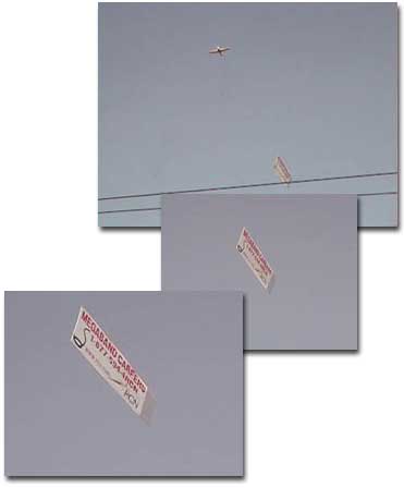 軽飛行機が引っ張る広告