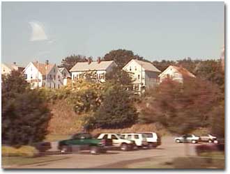 編むトラック車内からの景色