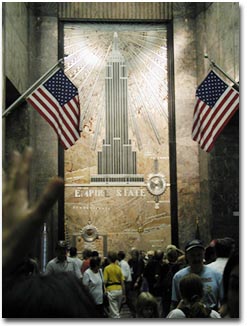 エンパイアステートビル玄関