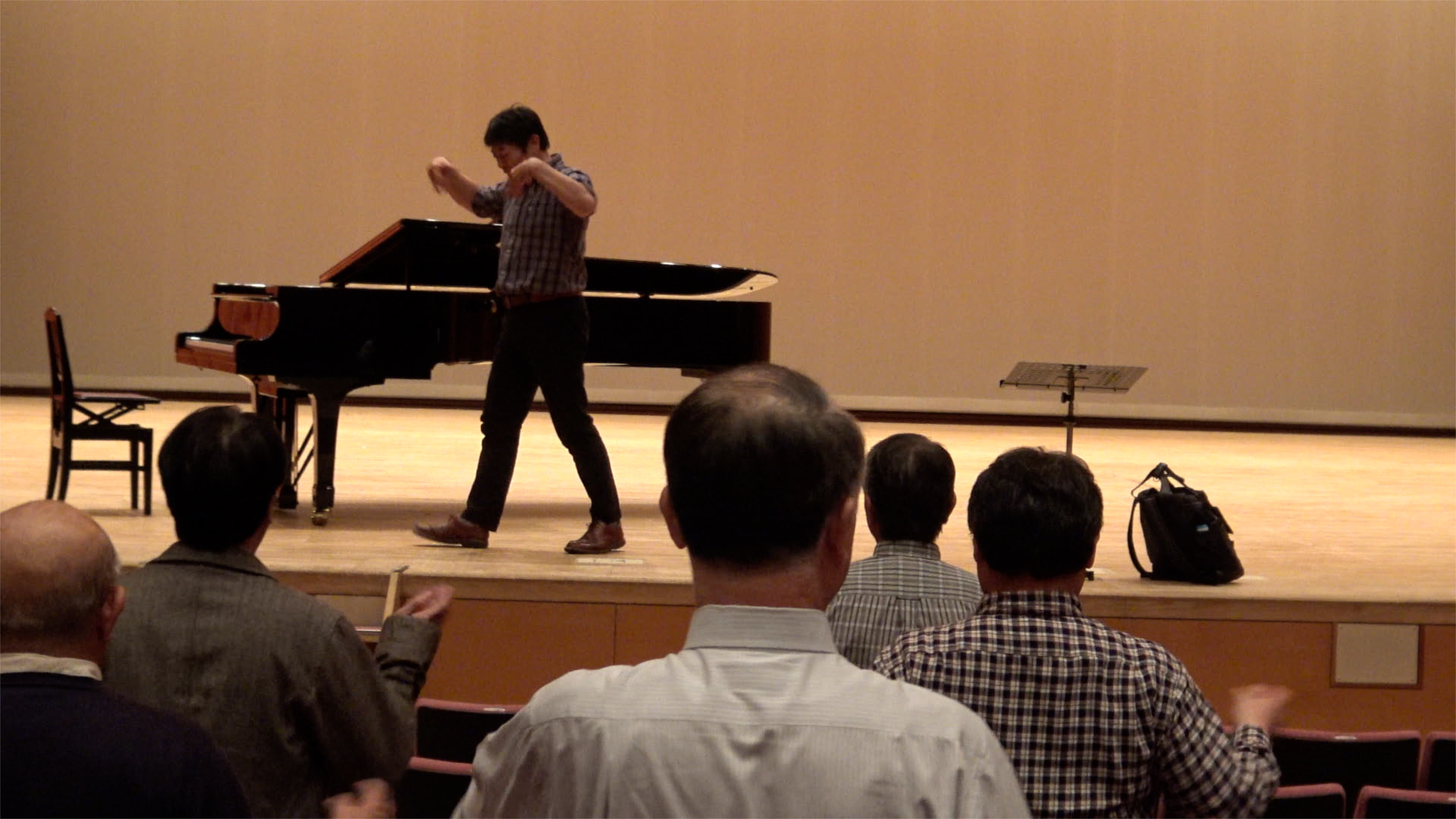 柳田先生の発声練習