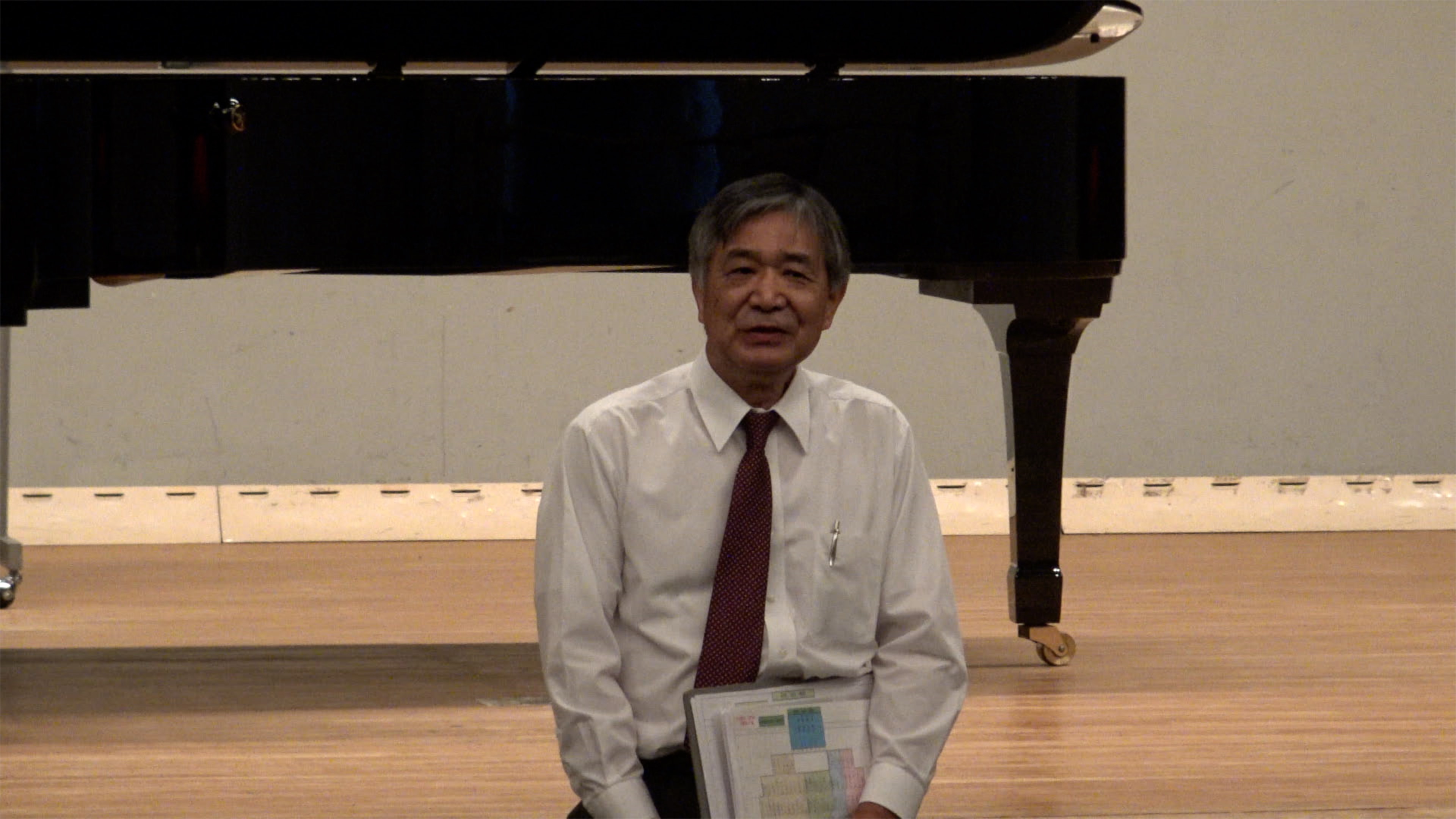 渡邊さんがこの日のスケジュールを確認