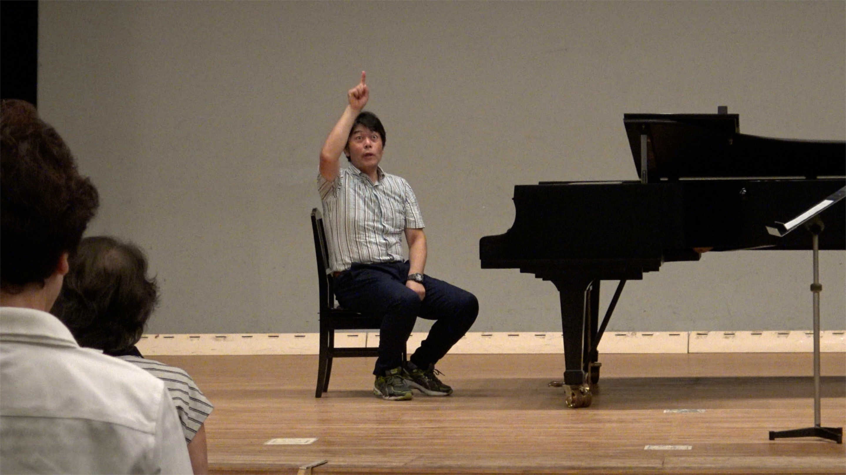 柳田先生の発声練習