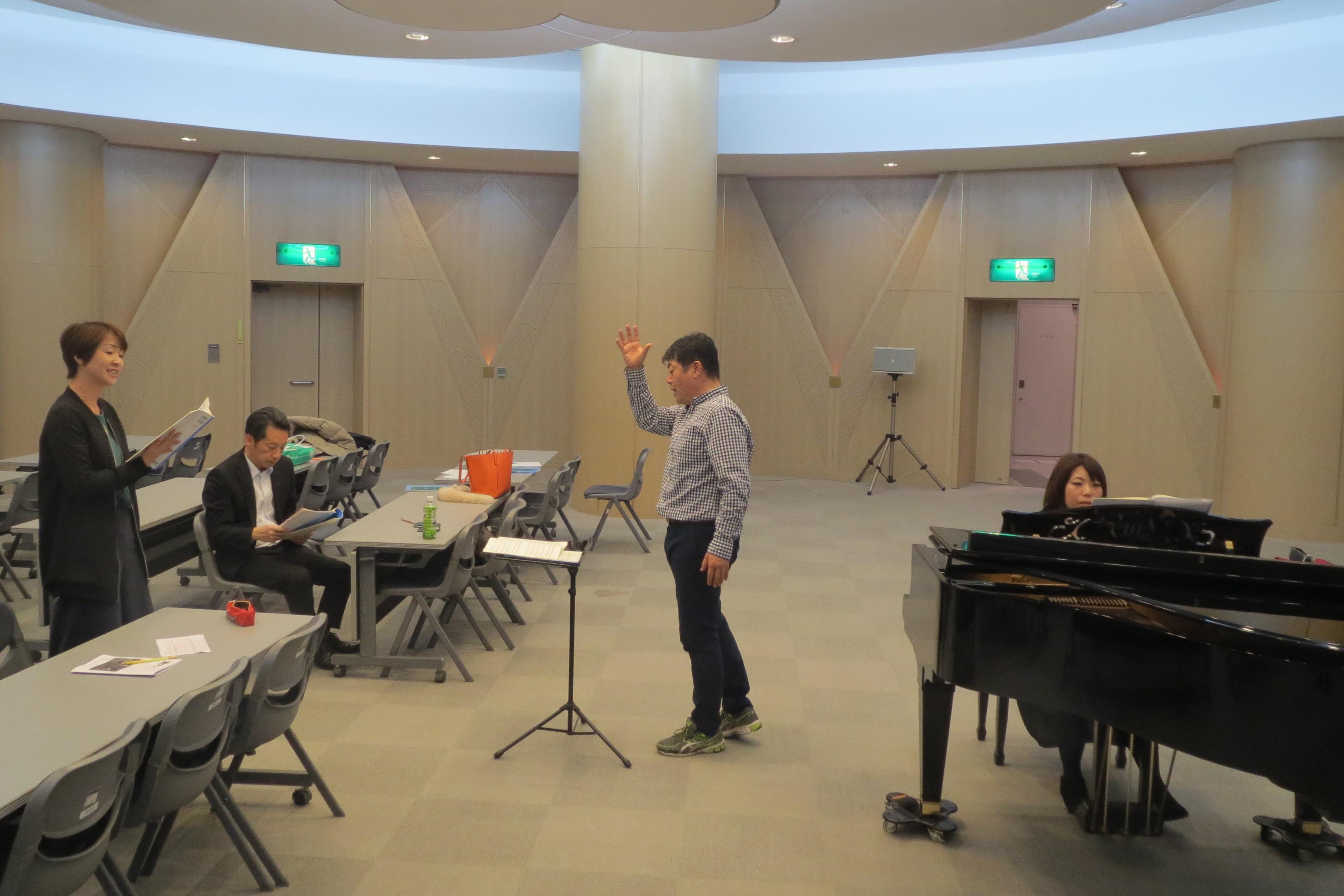 宮崎サテライトの練習風景