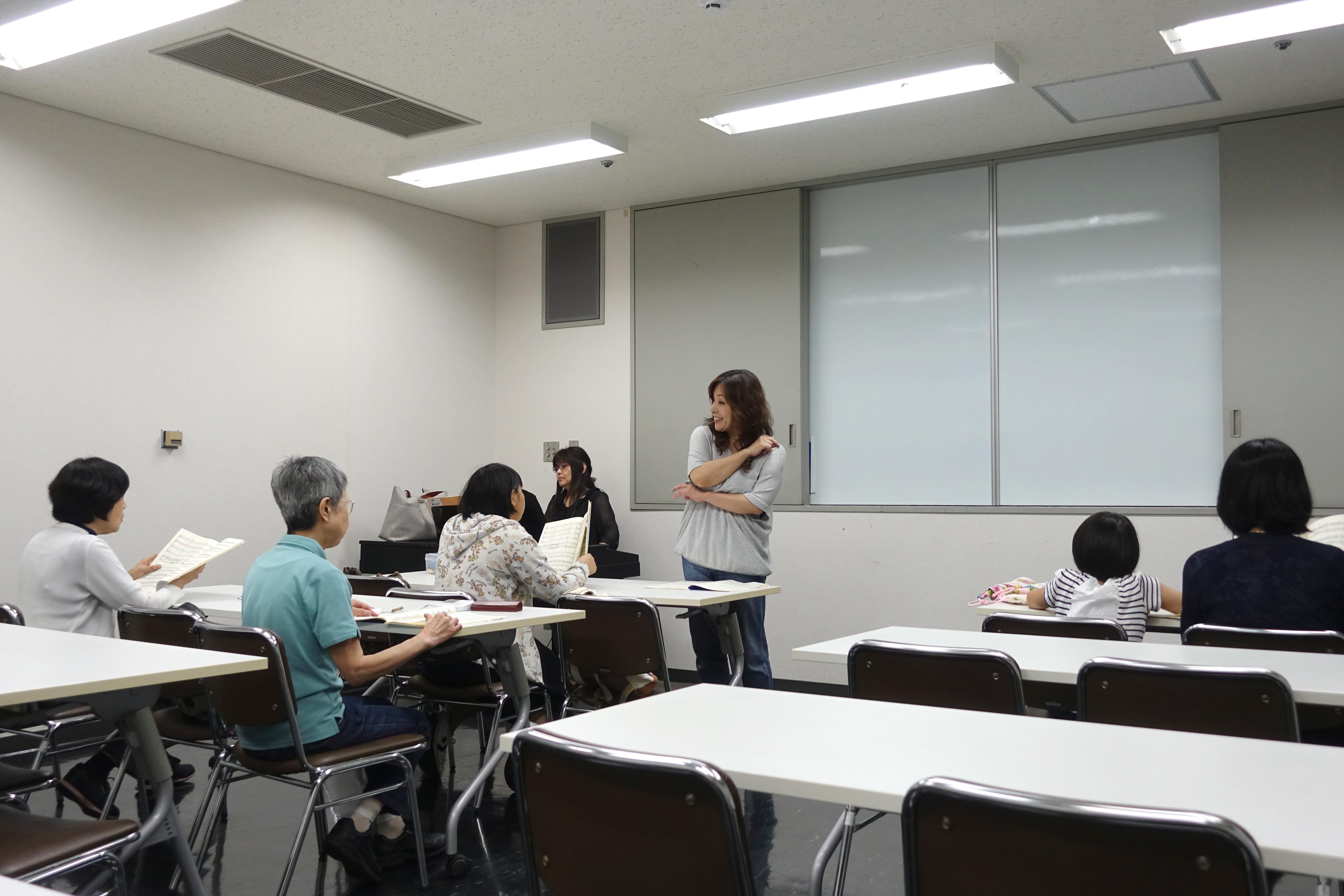 後藤先生のアルトパートの指導