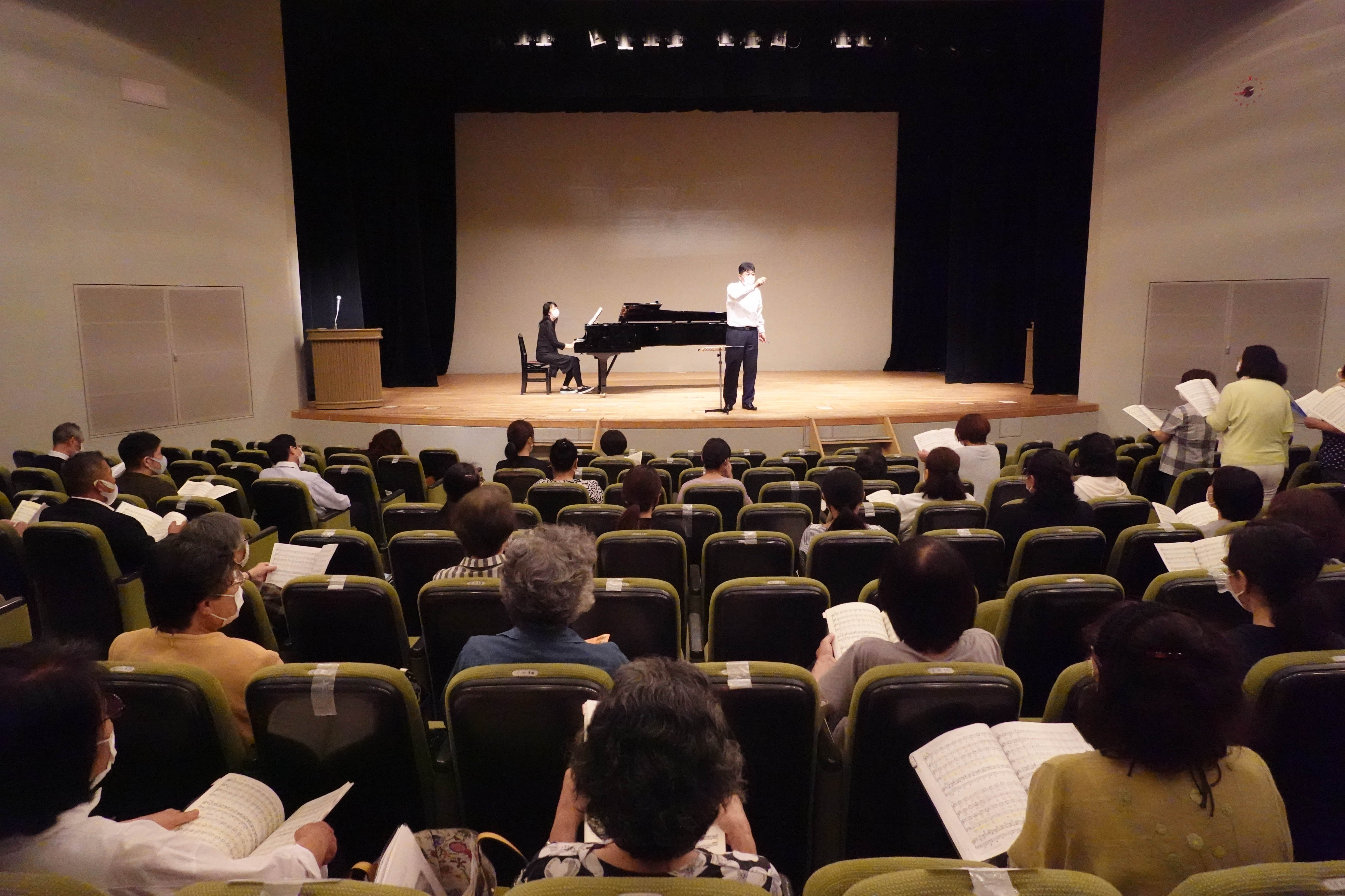 全体練習の様子